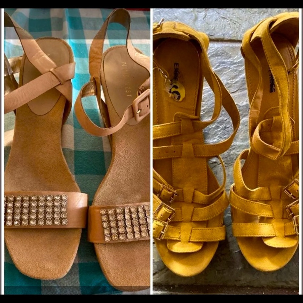 2 pairs of wedges